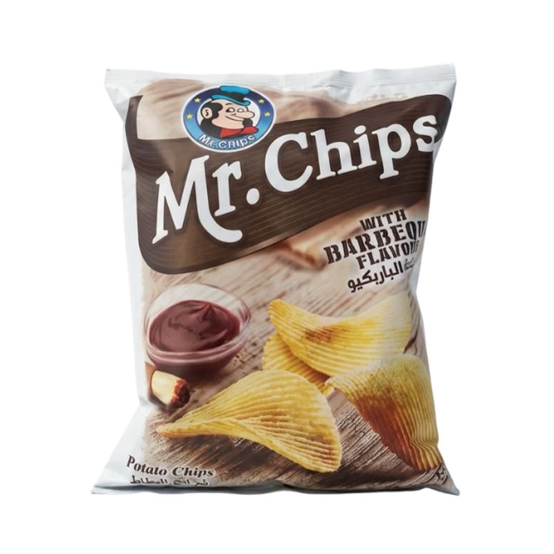 Mr Chips With Bbq Flavour 70gr