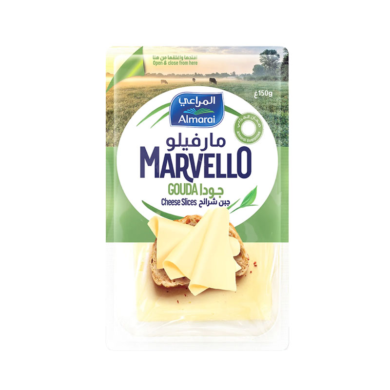 Almarai Marvello Gouda Sliced Cheese