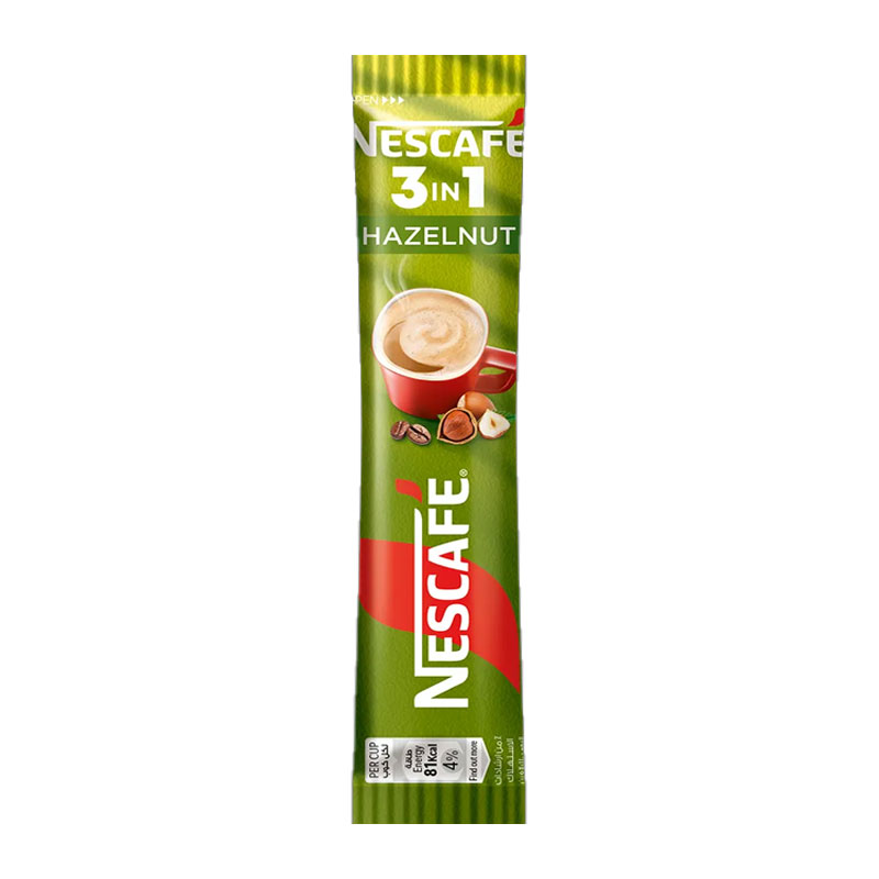 Nescafe 3in1 Sticks Hazelnut 18gr